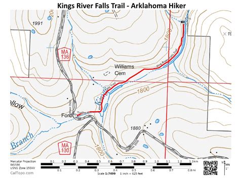 Kings River Falls Trail 2 Mi Oandb Arklahoma Hiker