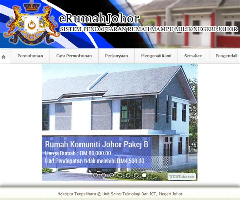 Permohonan boleh dibuat dalam tempoh projek diiklankan sahaja dan tidak akan diterima selepas tarikh tutup pengiklanan. Gerakan Muafakat: PROSEDUR PERUMAHAN NEGERI JOHOR AKAN ...