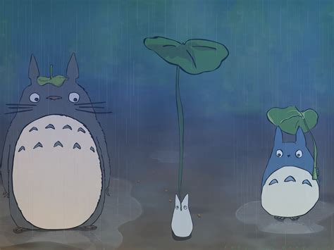 Totoro My Neighbor Totoro Studio Ghibli Wallpapers Hd Desktop And