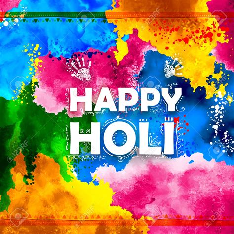 Free Download Illustration Of Abstract Colorful Happy Holi Background