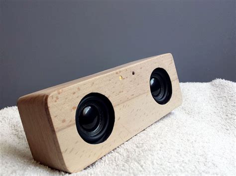 Portable Bluetooth Speaker Made From Scrap Wood Bluetooth Speakers
