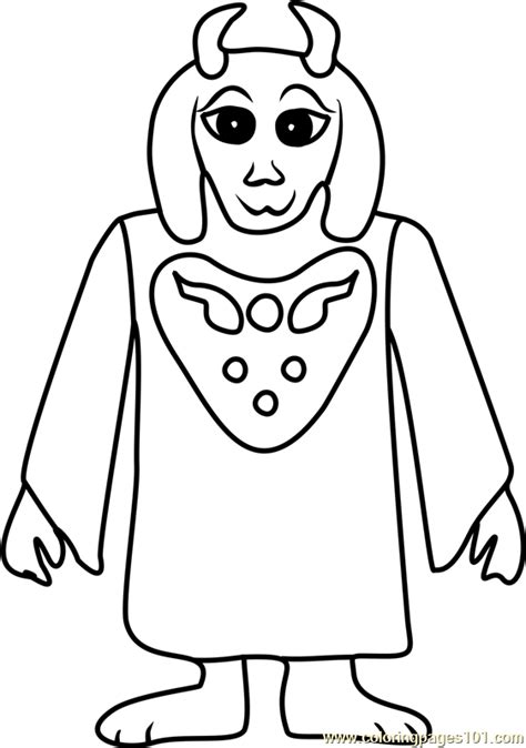 Sans coloring has therapeutic potential to reduce anxiety, create focus or bring about more mindfulness. Toriel Undertale Coloring Page - Free Undertale Coloring ...