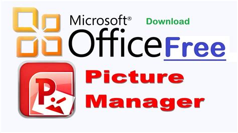 Microsoft Office Picture Manager Free Download And Install Youtube