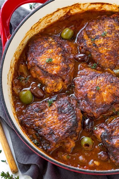 Braised Chicken Thighs Recipe Braised Chicken Recipes Chicken Recipes Chicken Dinner Recipes