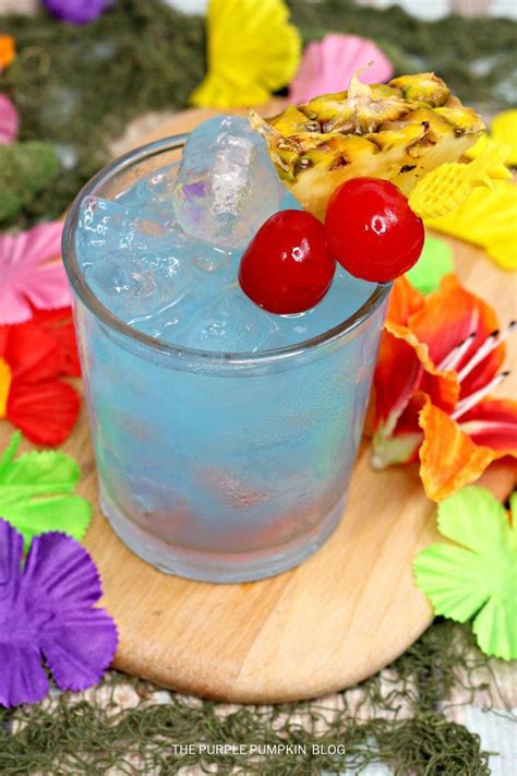 This Blue Hawaiian Cocktail Is Full Of Tropical Flavours And Perfect For Serving At A Hawaiian