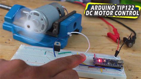 Arduino Tip122 Dc Motor Control Electric Diy Lab