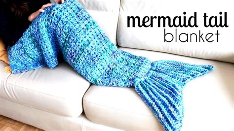 How To Crochet A Mermaid Tail Blanket Mermaid Blanket Easy Pattern