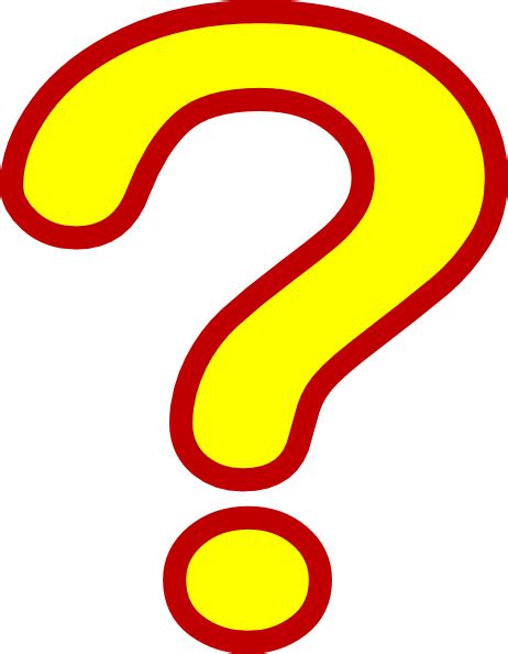 Clipart Question Mark Free