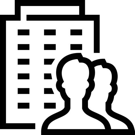 Building Clipart Corporate Building Business Icon White Png Clip Art