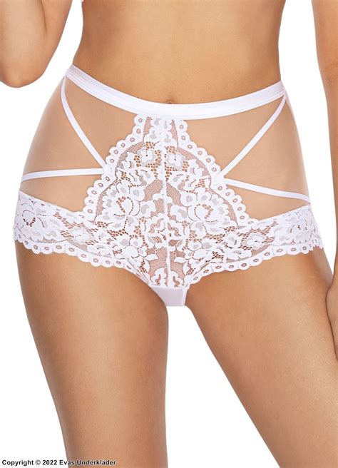 high waist panties sheer mesh beautiful lace straps