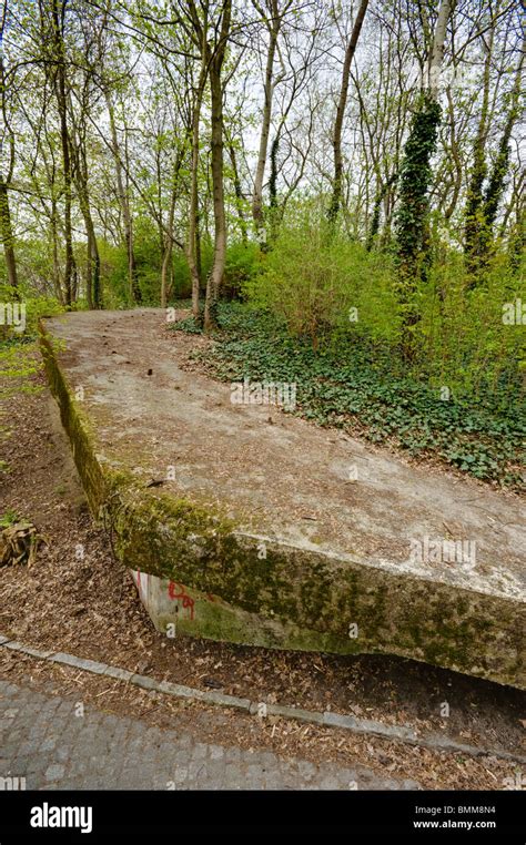 Remains Of A Flak Tower Berlin Germany Stock Photo Alamy