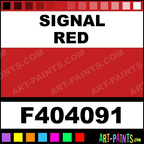 Signal Red Railroad Acrylic Paints F404091 Signal Red Paint Signal