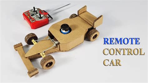 How To Make Remote Control Car At Home Youtube