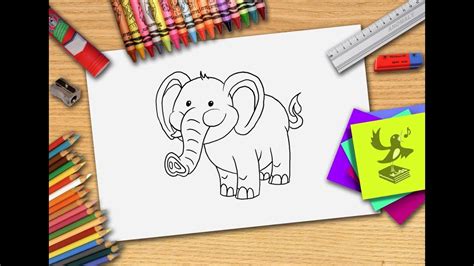 Begin vandaag nog met leren! Hoe teken je een olifant? Zelf olifanten leren tekenen ...