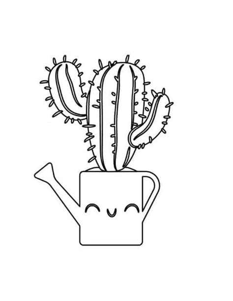 Dibujos De Cactus Para Colorear Descargar E Imprimir Colorear Im Genes
