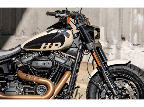 New 2022 Harley Davidson Fat Bob® 114 White Sand Pearl Motorcycles In Sandy Ut