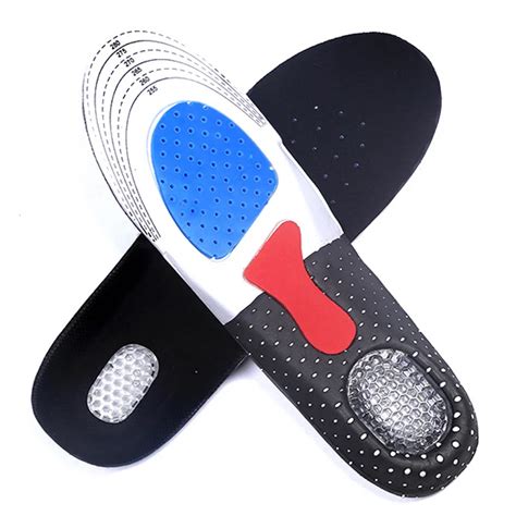 1pair Breathable Eva Gel Man Shoes Insoles Sports Running Shock