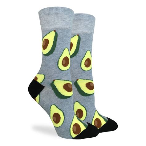 Womens Avocado Socks Good Luck Sock