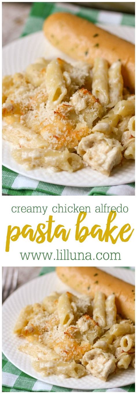 Creamy Chicken Alfredo Pasta Bake Recipe Recipes