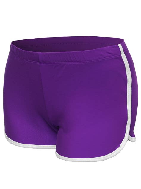 Fashionoutfit Womens Basic Athletic Sport Cotton Shorts In Various Colors