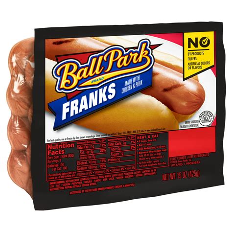 Ball Park Classic Hot Dogs 8 Count