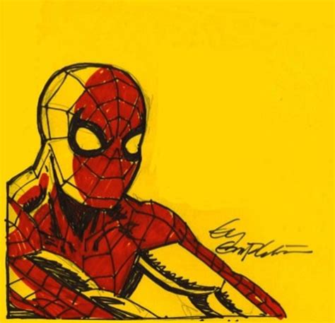 unseen spider man and my largest drawing ever ty templeton s art land