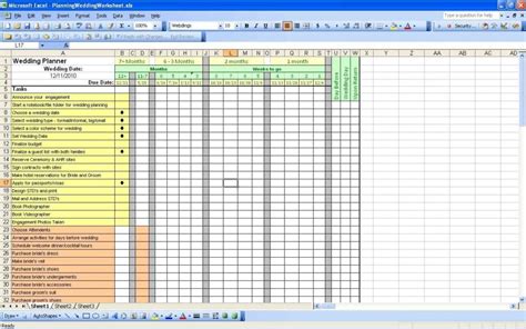 Making up the wedding guest list randomly could make you skip or left any of your important guests in a hassle as you will find it hectic to check out the list again and again. wedding guest list spreadsheet download — db-excel.com