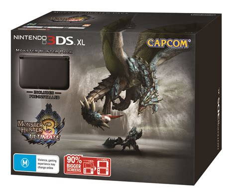 Nintendo 3ds Xl Monster Hunter 3 Ultimate Limited Edition Pack Skroutzgr