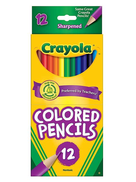 Crayola Colored Pencils Box Of 12 Pack Of 8