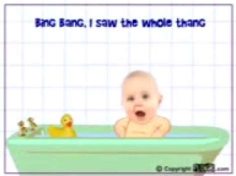 Here is the all new bath song from mike and mia nursery rhymes, enjoy watching and remember to take bath and keep your self clean. Baby bath song - YouTube