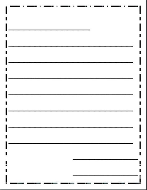 Free Letter Writing Template For Your Needs
