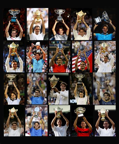 Roger Federer Photos Photos Roger Federers 20 Grand Slams Titles