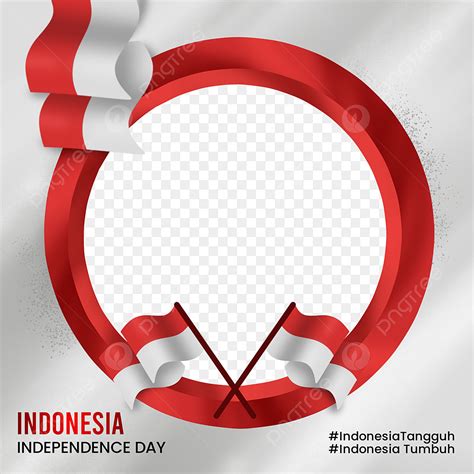 Twibbon Hut Ri Bingkai Lingkaran Hari Kemerdekaan Indonesia Png Ke Sexiz Pix