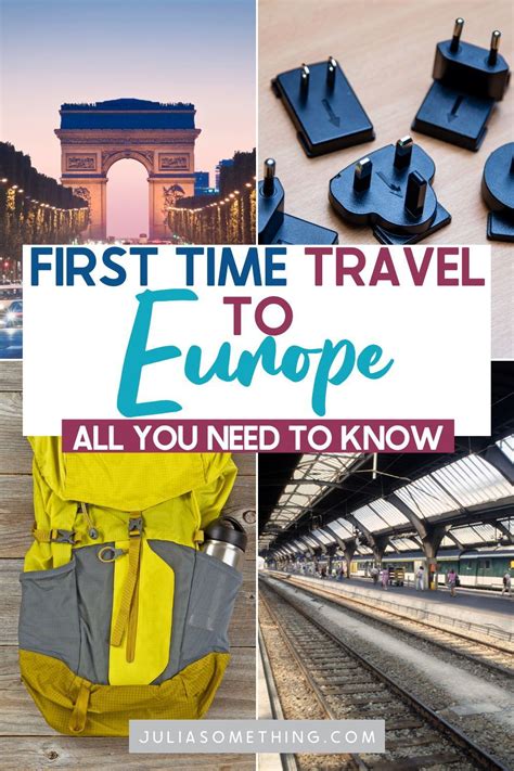 All You Need To Know For Your First Time Travel To Europe Europe Trip