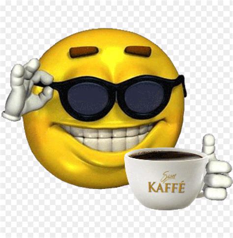 Free Download Hd Png Coffee Smiley Faces Emoticons Smiley Sunglasses