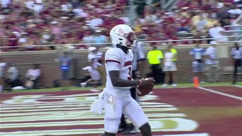 Micale Cunningham Rushes In For 1 Yard Td Espn Video