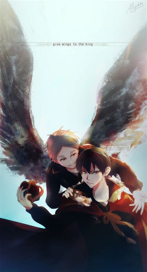 Haikyuu Give Wings To The King By Miyukiko On Deviantart