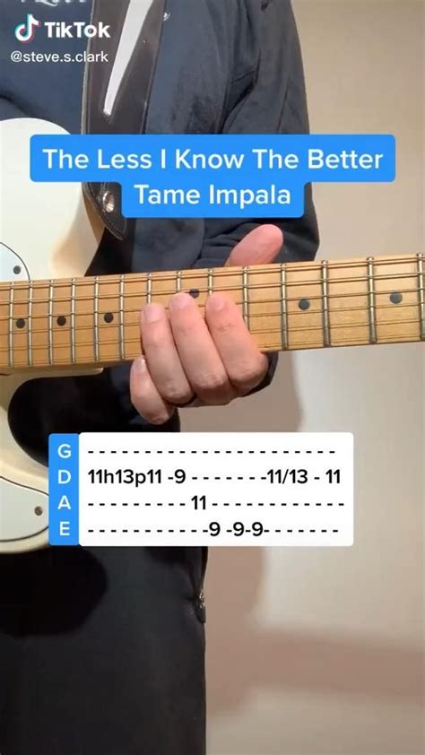 Tame Impala The Less I Know The Better Tab Bass Margaret Wiegel