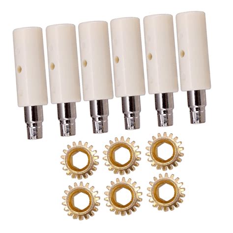 6pcs Classical Guitar Tuning Pegs Tuners Machine Heads Gear And White Pins Parts Ebay