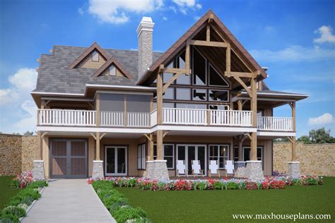 Open Lake House Floor Plans Open Maxhouseplans Lakefront Lakehouse