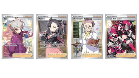 The Full Art Trainer Cards Of Pokémon Tcg Sword And Shield