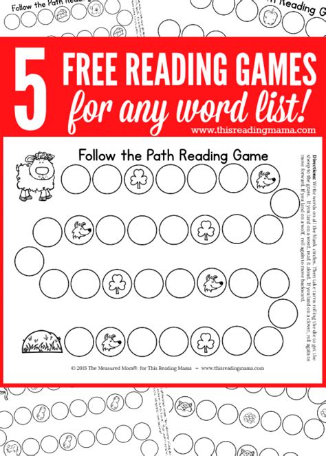 Free Reading Games 5 Total