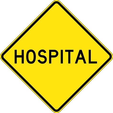 Hospital Road Signs Uss