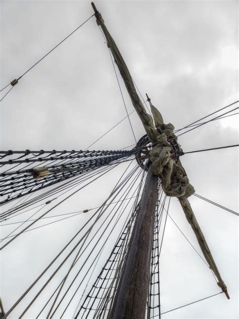 View From Below Ship Mast Free Stock Photo Public Domain Pictures