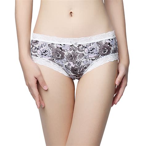 Seedrulia Womens Sexy Lace Panties Seamless Breathable Panty Hollow Briefs Girl Underwear