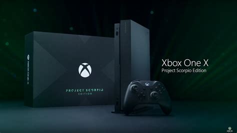 Pre Order Open For Xbox One X Project Scorpio And Xbox