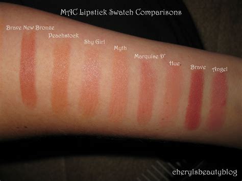MAC Nude Lipstick Swatches Min Make Up Table