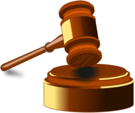 Download High Quality gavel clipart law Transparent PNG Images - Art gambar png