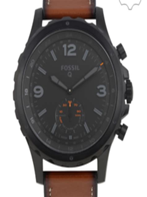 Buy Fossil Men Black Q Nate Hybrid Smart Watch Ftw1114 Smart Watches