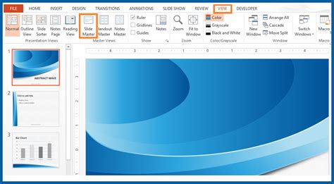 How To Edit The Slide Master Of A Presentation Template Free